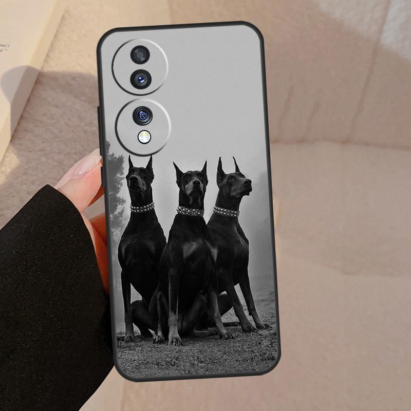 Dachshund Doberman Dog For Honor Magic 7 6 5 Lite V5 Case For Honor 400 Pro 200 50 70 90 X8a X8b X9a X9b X9c Cover