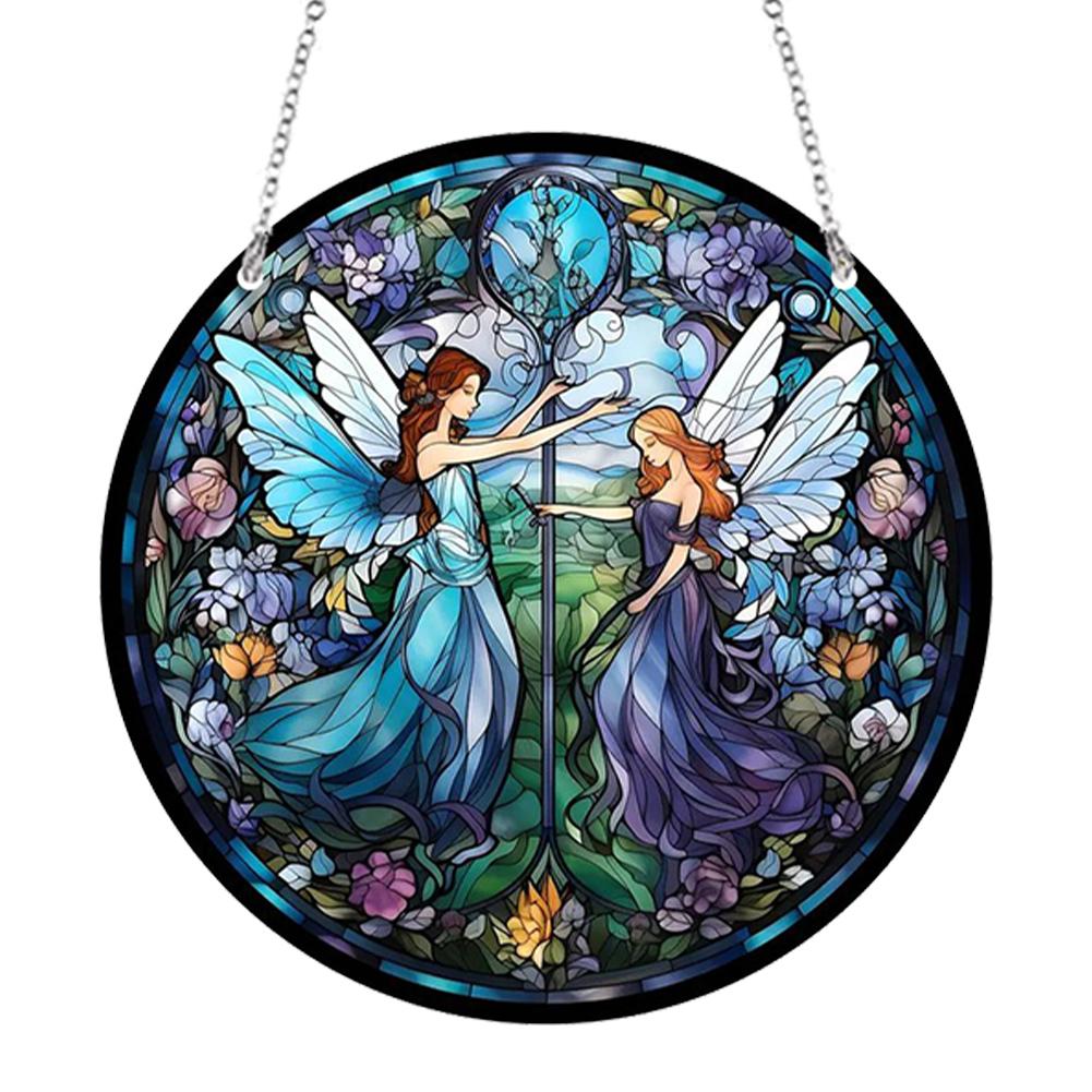 Suncatcher Butterfly Acrylic Window Wall Hanging Ornament Peacock Home Decoration Panel for Garden Corridors and Home Decoration