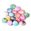 20Pcs Irregular Resin Beads Colored Ink Painting Flat Round Oval Large Hole Beads For DIY Craft Bracelet Jewelry Gift Wholesale