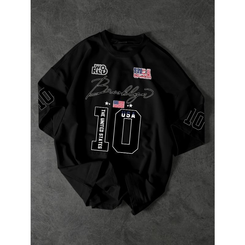 2025 Summer New Men's T-shirt Casual sporty breathable lightweight digital print Men's T-shirt