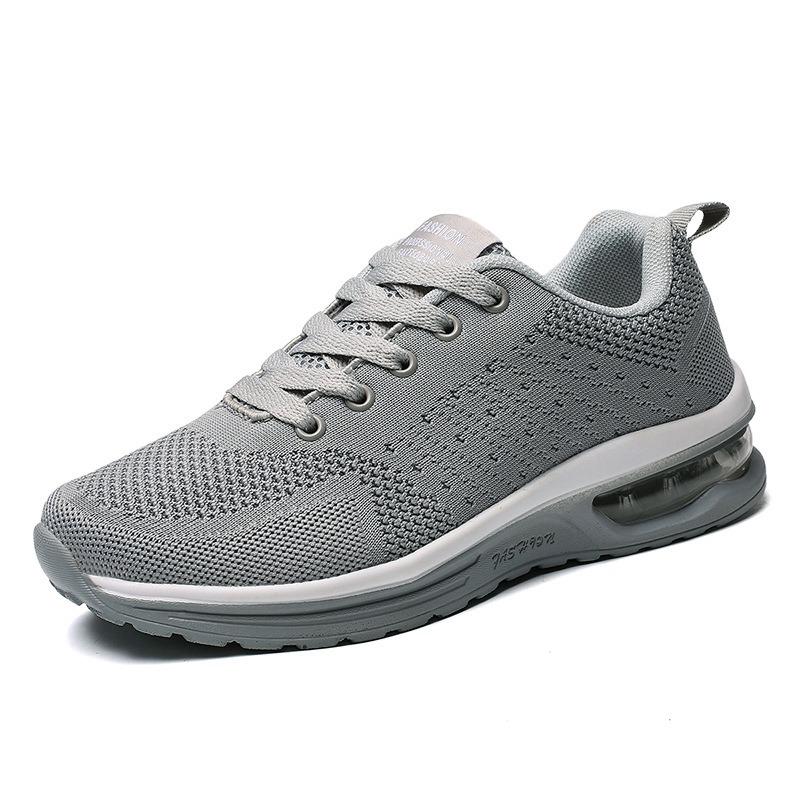 Fashion Men Casual Sport Shoes Light Sneakers White Outdoor Breathable Mesh Black Running Shoes Athletic Jogging Tennis Shoes