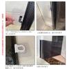 YLOVABLE Roll-Up Baby Gate, Mesh Cloth Door Barrier for Doors and Stairs, with Tape, Roll-Up Pet Fence, Barrier-Free, Cat Claw Protection, 110*78cm