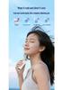 3-in-1 Handheld Cooling Fan: Cold Compress, 5-Speed, Desktop/Hook Use