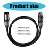 Professional XLR Male To Female Microphone Cable Oxygen Free Copper OFC Audio Adapter Cord High Durability PVC Jacket