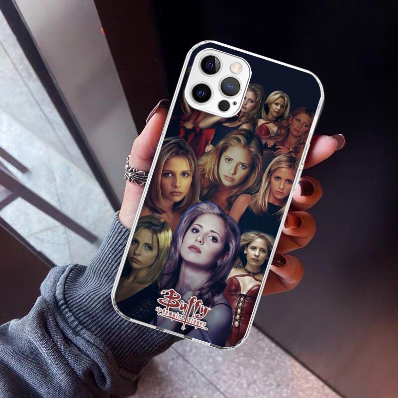 Buffy the Vampire Slayer Phone Case For iPhone 17 Air 11 13 Mini 14 15 Plus 16 12 Pro Max 16E SE 7 8 Pattern Soft TPU Back Cover