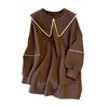 Women Fleece Jacket Casual Loose Doll Collar Sweatshirt Top for Women