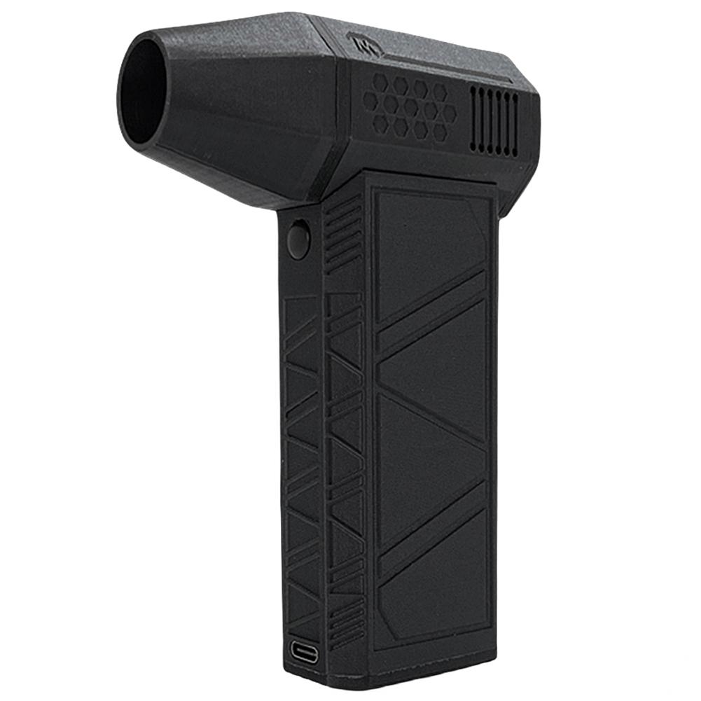 

Мини турбовентилятор 130000 об/мин 52 м/с+ Бесщеточный двигатель Мощный турбовентилятор 3 скорости Воздуходувка Перезаряжаемый очиститель клавиатуры компьютера чёрный