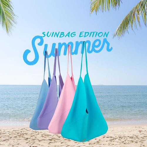 Suin V-Shoulder Bag - Sky Blue