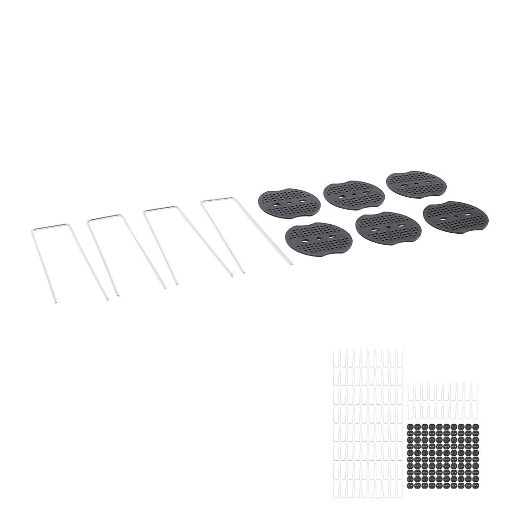 100 stuks Grondpen U-vormig Warm gegalvaniseerd staal Grondpin Landschapspieken met buffer