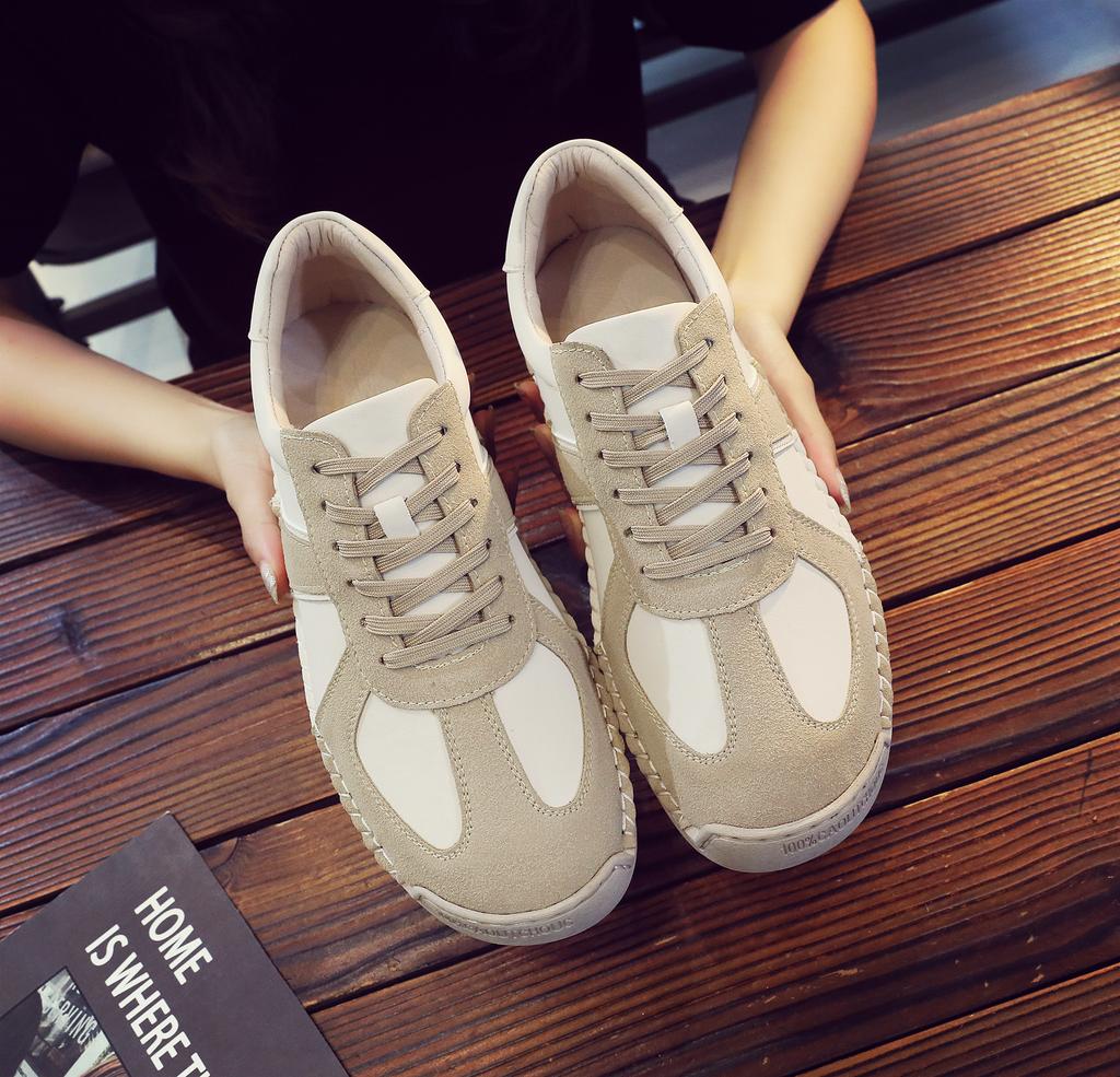 Fashion New Stylish Casual Leather Shoes for Men Outdoor Trail Running Sneakers Minimalist Walking Shoes Lightweight Man Tenis Masculino