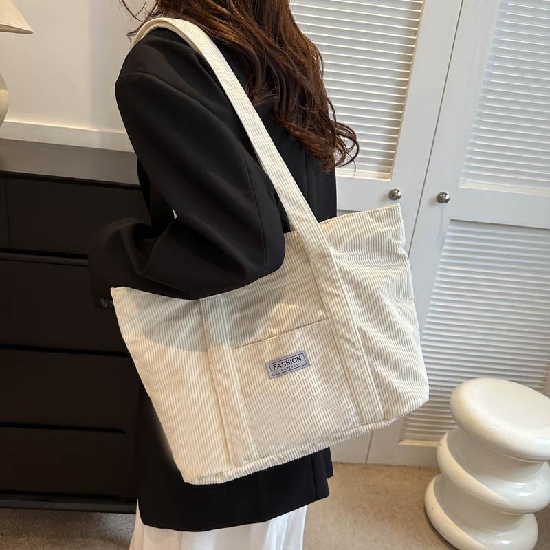 Fashionable Vintage Tote Bag For 2023 Fall Trendy Large Capacity Canvas Bag