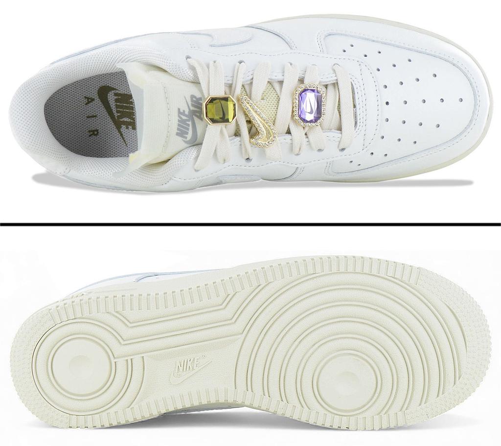 Nike Air Force 1 Low Premium - Jewels Edition - Damen Sneakers Schuhe Weiß DN5463-100 ORIGINAL