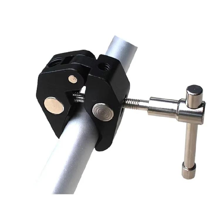 Aluminiumklemme Super Krabbenklemme Zangenklemme 1/4 Zoll & 3/8 Zoll Für LCD-Monitor Videoleuchte Blitzlicht Stützend