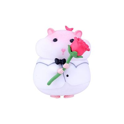 Kawaii Hamster Clarke Foodie Serie Puppe Handgefertigtes Modellspielzeug Niedliche Kleintiere Heimdekorationskollektion Kindergeschenke