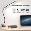 Vansuny Clip On Light LED Desk Lamp with Eye-Caring LED Light and Metal Clip, 11 Level Brightness 3 Color Modes, Power by USB Port 5W Flexible