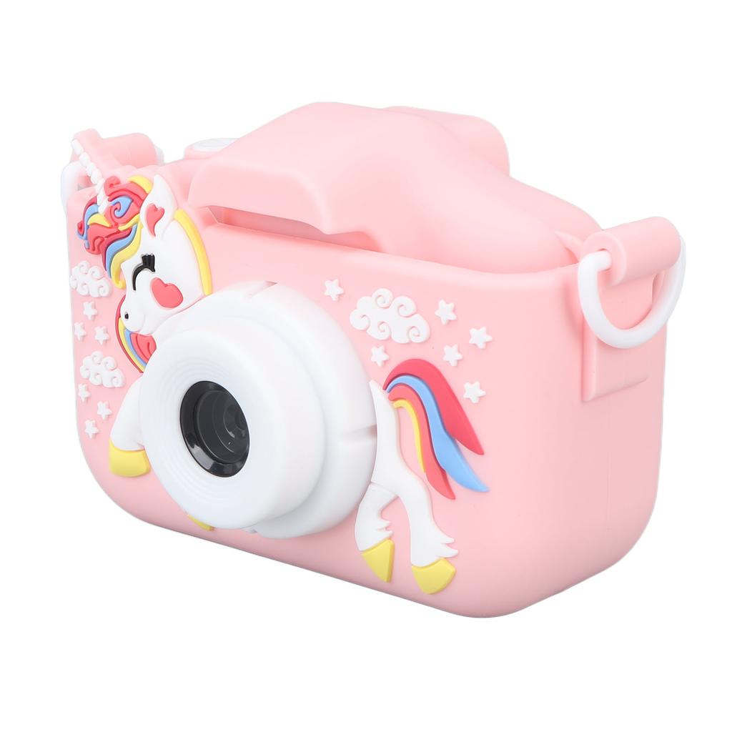 Kinderkamera, niedliches Doppelobjektiv, Autofokus, Fotografie, Videoaufnahme, Gaming, Musik, Digitalkamera, Spielzeug