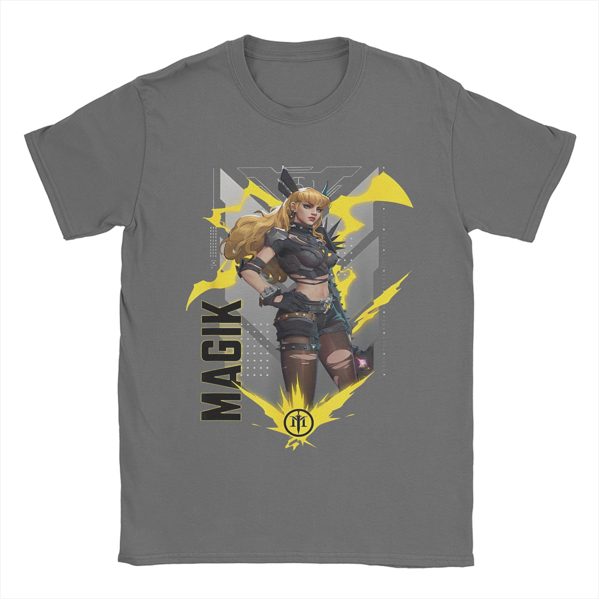 

Marvel-Rivals Gamerverse PVP Illyana Magik T-Shirt for Men Video Game Hipster 100% Cotton Tees O Neck T Shirt Gift Idea Clothes 4XL