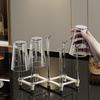 Plastic Cup Holder and Draining Stand for Coffee, Tea, and Water Cups - Home Organizer and Storage Shelf