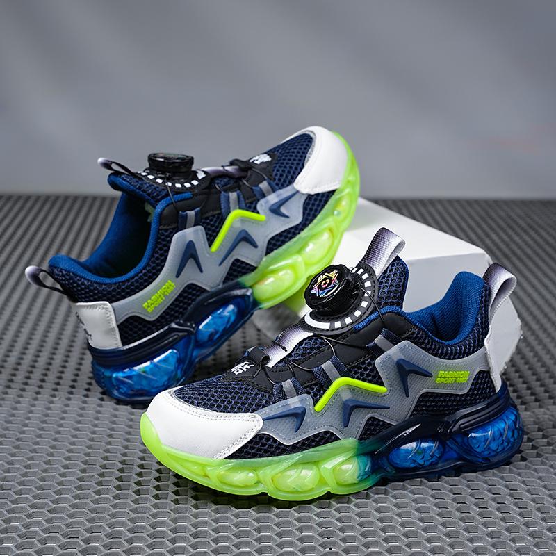 

Boys Autumn Waterproof Leather Sports Shoes with Soft Sole & Rotating Buckle 31