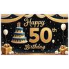 Polyester Material Cake Banner Photo Prop Party Decoration for Milestone Event Indoor Decoration Party Background