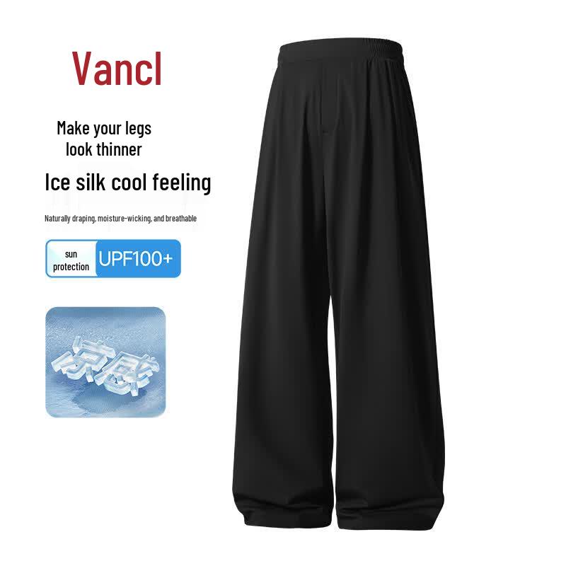 VANCL Men s Cooling Ice Silk Straight-Leg Casual Pants L