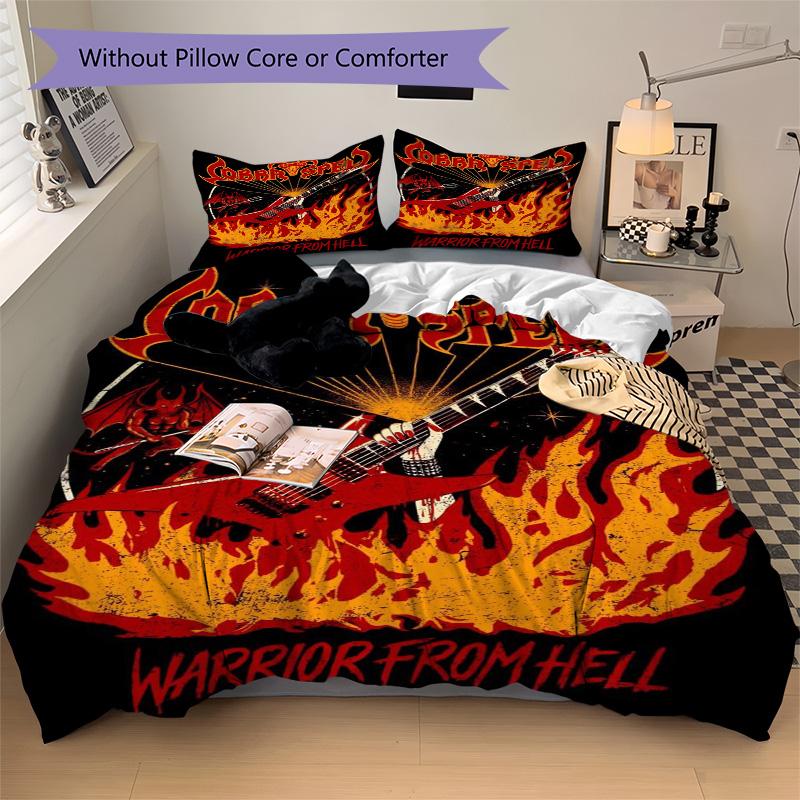 Cobra Spell Bedding 3 Piece Set HD Print Duvet Cover Pillowcases for Teens Adult Bedroom Decoration Christmas Gift