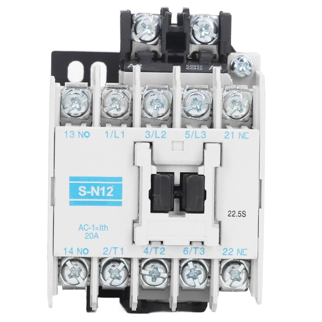 AC Contactor High Sensitivity Industrial Electric Magnetic 20A 3 Pole ABS Switch 110V