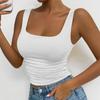 Women's Sleeveless Square Neck Vest Camisole Top