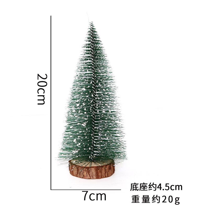 Mini Christmas Tree Desktop Decoration DIY Pine Needle Christmas Decorations Christmas Tinted White Cedar Small Christmas Tree