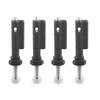 Mounting Pins For MaxTrax MKII Recovery/Traction Boards, Lockable Theftproof Safety Mounting Pins Set, 4 Pack