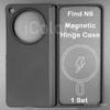 Magnetic Case For OPPO Find N6 Aramid Carbon Fiber Compatible MagSafe Cover Ultra Slim Lightweight Case Protective Cover