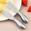 In-Stock Stainless Steel Cheese Knife Set: Hollow Handle Cheese, Butter & Pizza Knives, Fork, Spatula