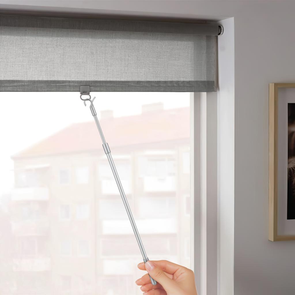 Venetian Blind Rod Practical Blinds Wand Home Metal Extension Plate Vertical Telescopic Stick Aluminum Alloy Opener Accessories