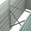 Garden Raised Bed Galvanized Steel 160 X 40 X 77 Cm Green