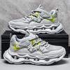 Herren neue stoßdämpfende Sportschuhe mit dicker Sohle, leichte atmungsaktive Freizeitschuhe aus Mesh, modische vielseitige Outdoor-Dad-Schuhe