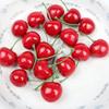50pcs Artificial Cherries Bubble Cherry Fruits Wedding Home Decoration Photography Props