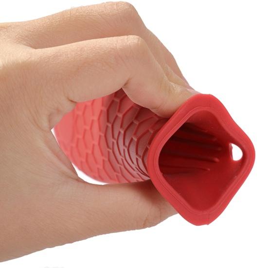 Silicone Pot Handle Holder Heat Resistant Skillet Handle Cover Non-Slip Cast Iron Pan Sleeve for Enameled Griddles Frying Pans Cookware