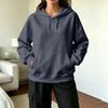 Women's Casual Hoodie with Drawstring Hood and Pockets for Everyday Wear