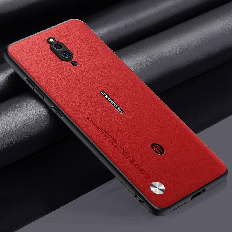 

Роскошный чехол из искусственной кожи для Nubia Red Magic 5G 5S, матовая задняя крышка, силиконовый чехол с полной защитой для телефона RedMagic 5G 5S Coque For Red Magic 5S красный