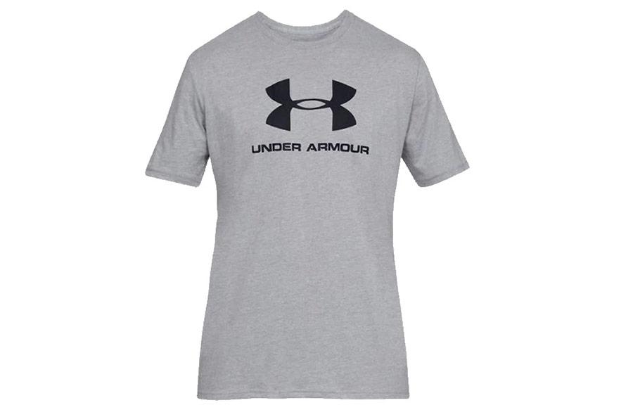 Under Armour T Shirt Men s Light Gray 1329590-036 M