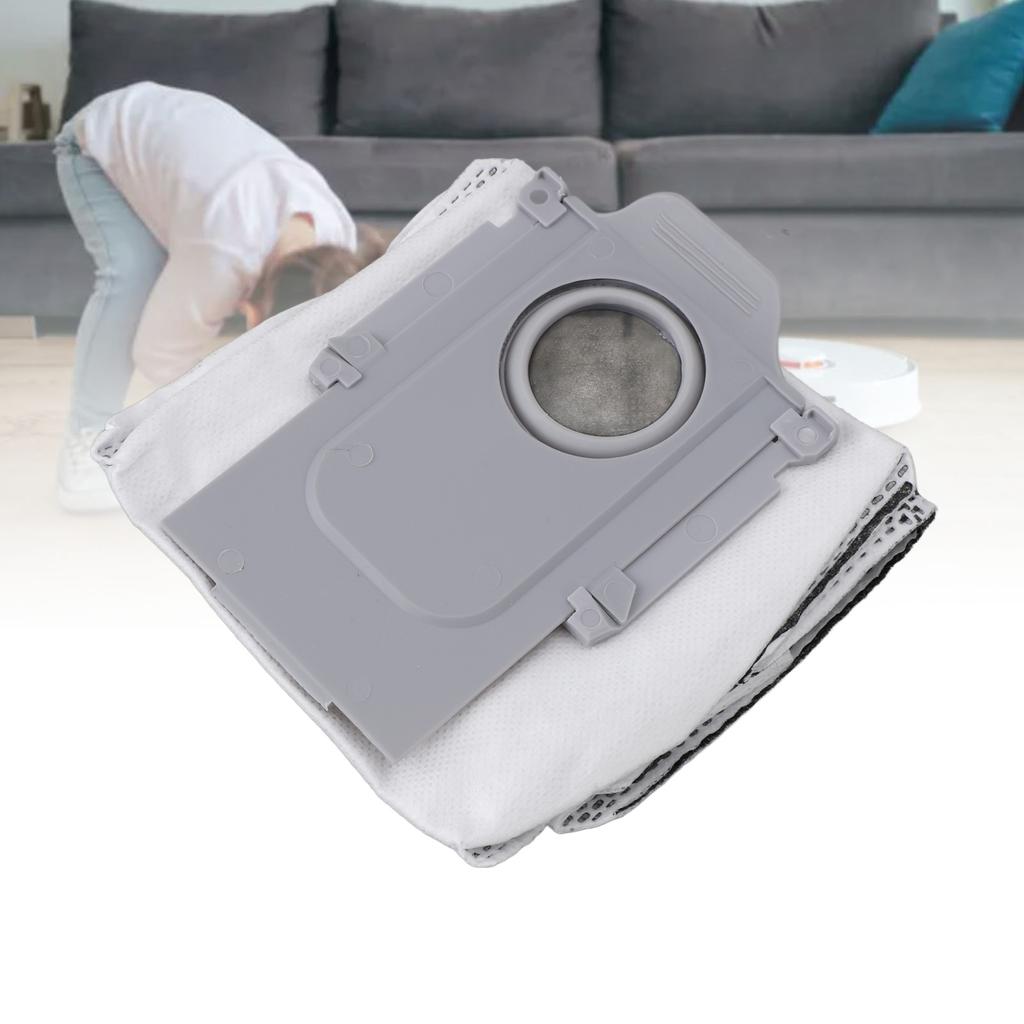 10pcs Robot Vacuum Cleaner Dust Bag Effective Filtration Dust Collection Bag for Q Revo