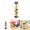 Rainbow Stacking Tower 3/5/7 Level Toy With Balls For Babies And Toddlers
