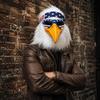 Máscara de águila realista