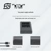 Dual LCD Charger for Nikon EN-EL3E: Compatible with D90, D80, D90s, D700, D300