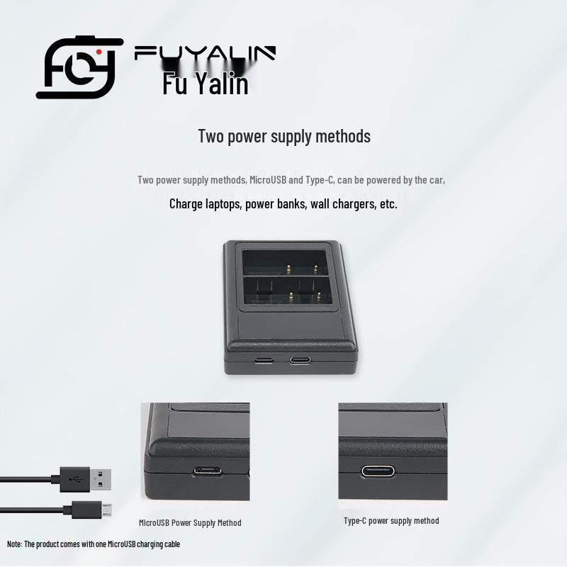 Dual LCD Charger for Nikon EN-EL3E: Compatible with D90, D80, D90s, D700, D300