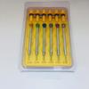 6 Sizes Set Precision Steel Flat Head Screwdriver Blade for Watch Jewelry Jewelry Watchmaker Tools Watchmaker Repair Tools + -0.8~-1.6