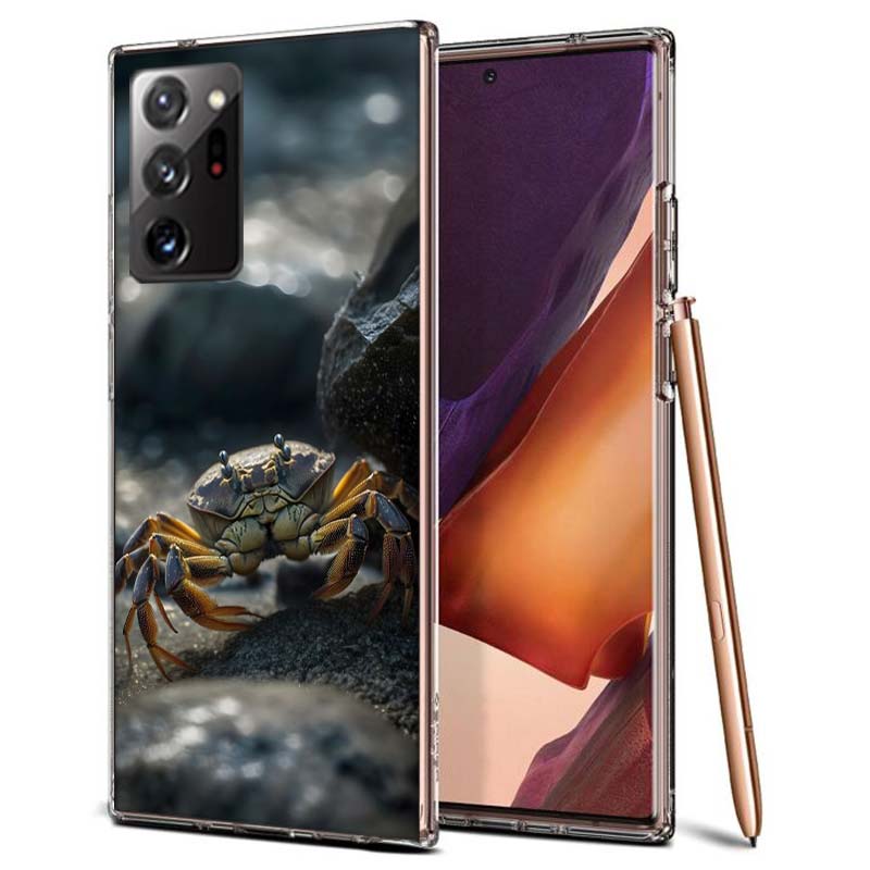 Unique Animal Crab Phone Case for Samsung A55 A35 A25 A15 A07 A05S A16 A17 A26 A36 A37 A56 A57 Galaxy Note 20 10 A50S A71 A51 A3