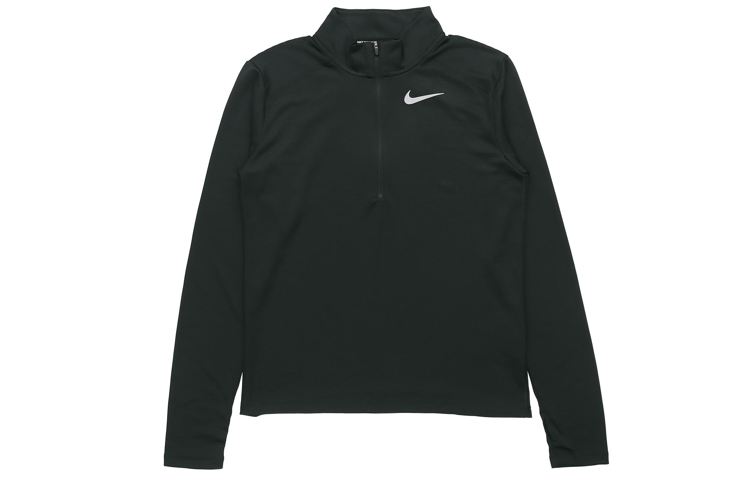 Nike T Shirts Men s Black Stand Collar Thin Straight Fit BV4756-010 XXL