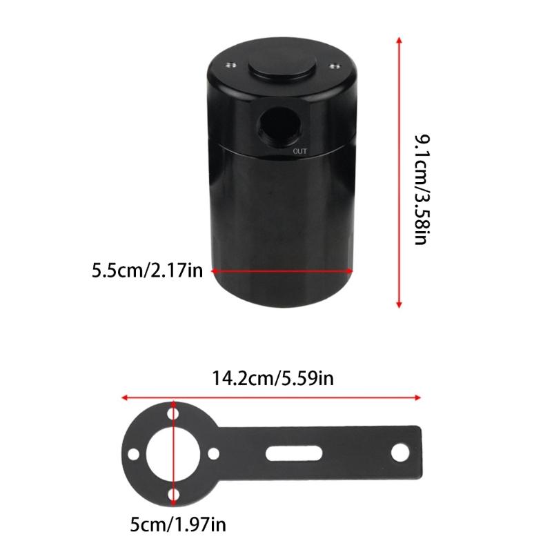High Efficiency Oil Catches Can Set Strong Aluminum Oil Separator Improves Engine Performances for Vehicles
