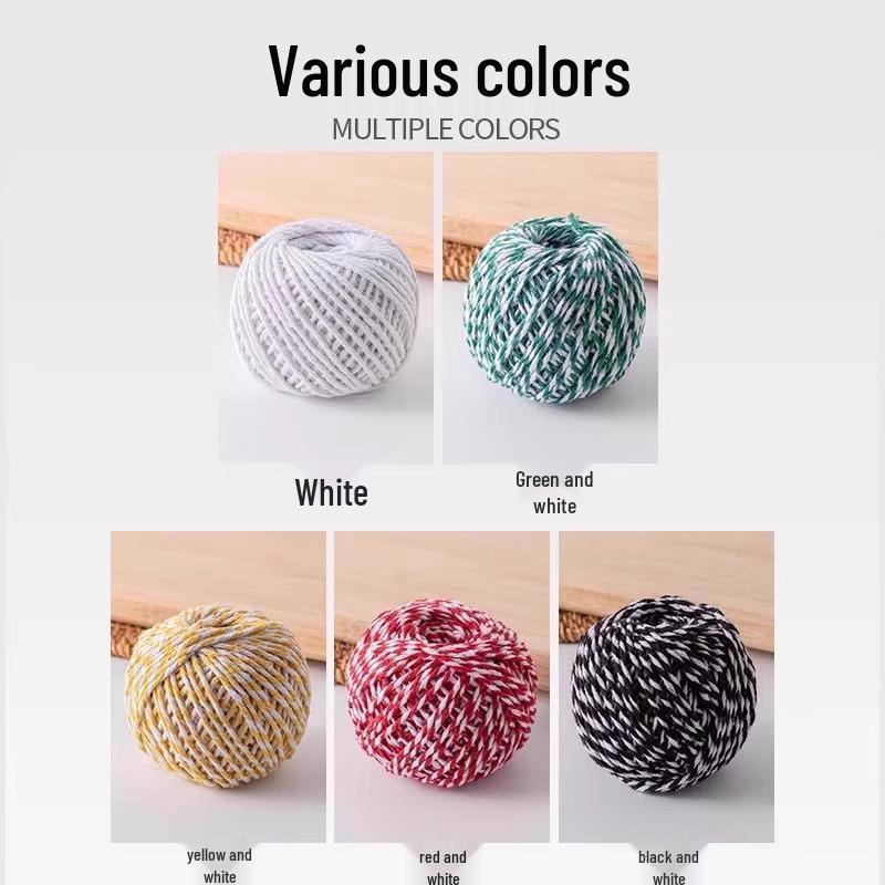 Food-Grade Pure Cotton String for Wrapping Zongzi, Binding Crabs, and Tying Sausages